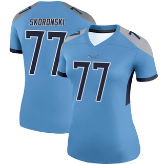 Legend Peter Skoronski Women's Tennessee Titans Jersey - Light Blue
