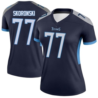 Legend Peter Skoronski Women's Tennessee Titans Jersey - Navy