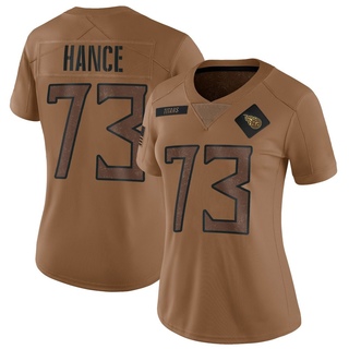 Limited Blake Hance Women's Tennessee Titans 2023 Salute To Service Jersey - Brown
