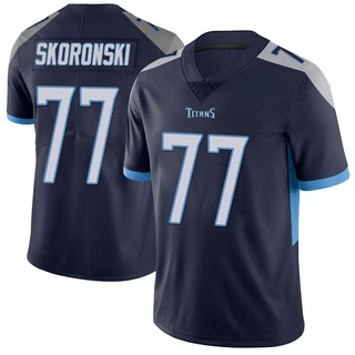 Limited Peter Skoronski Men's Tennessee Titans Vapor Untouchable Jersey - Navy