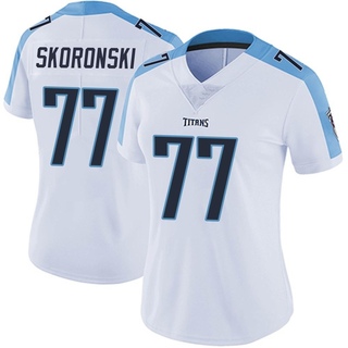 Limited Peter Skoronski Women's Tennessee Titans Vapor Untouchable Jersey - White